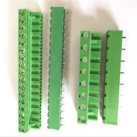 3.5mm 6 Pin/Way Green Pluggable Type Screw Terminal Block Connector